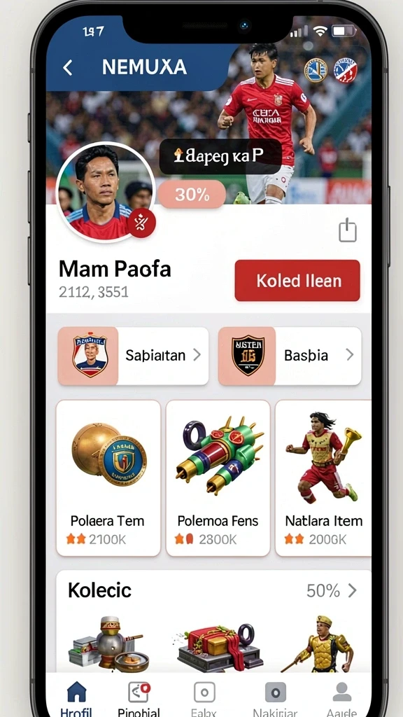 Tampilan antarmuka yang menarik dengan tema yang cerah.