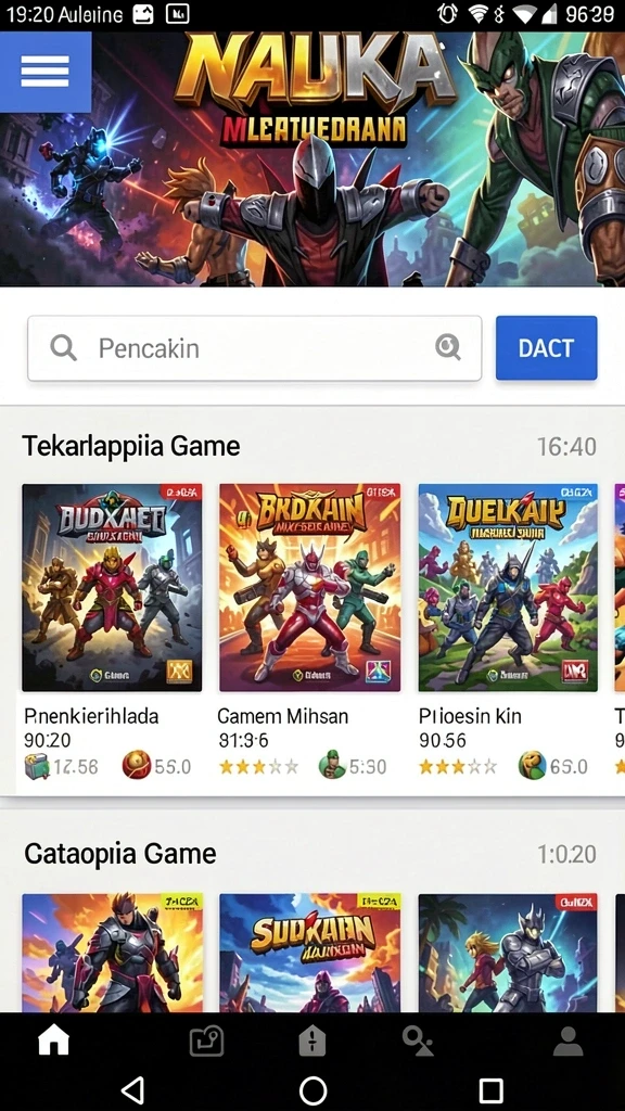 Screenshot gameplay yang menunjukkan keseruan bertarung.