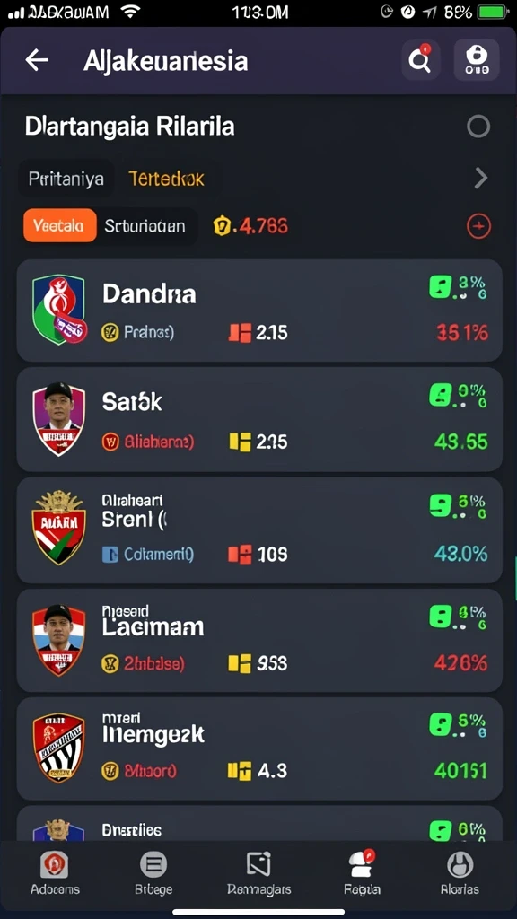 Level tantangan yang semakin seru dan menantang.