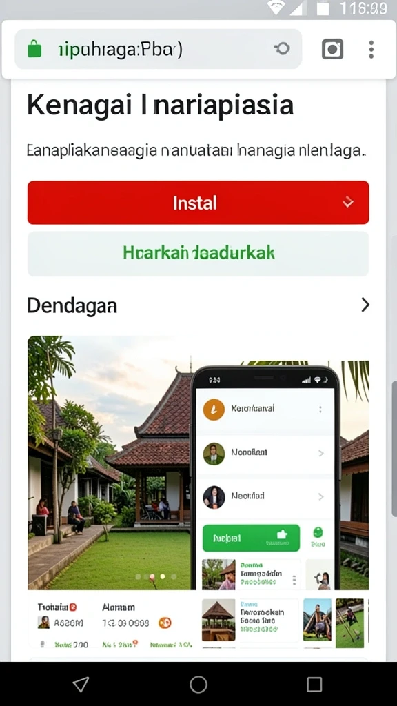 Menu interaktif yang mudah digunakan.