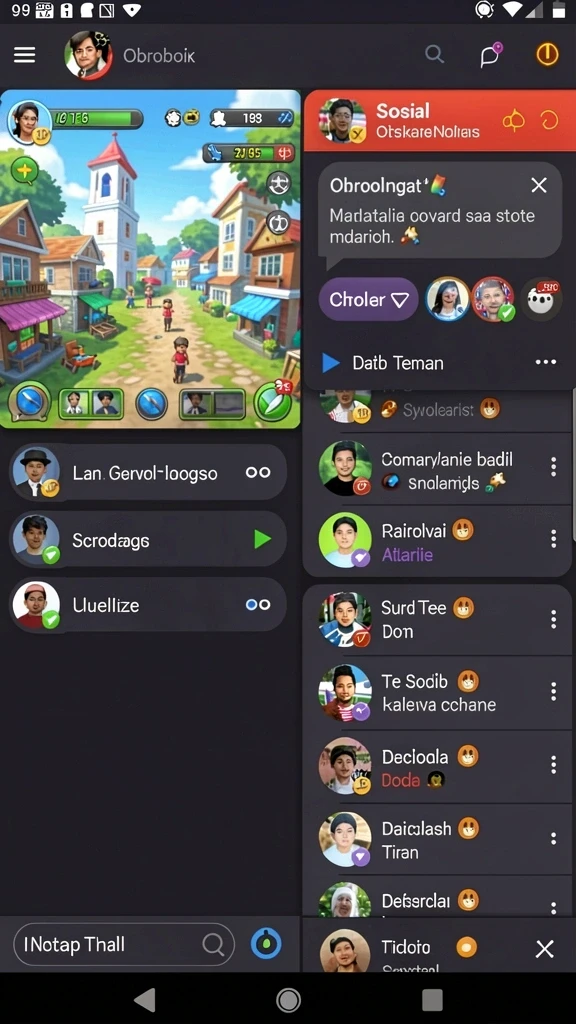 Tampilan awal yang menarik dan intuitif.