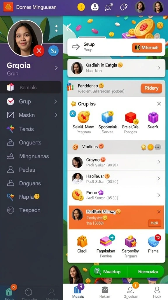 Mode multiplayer yang seru dan interaktif.