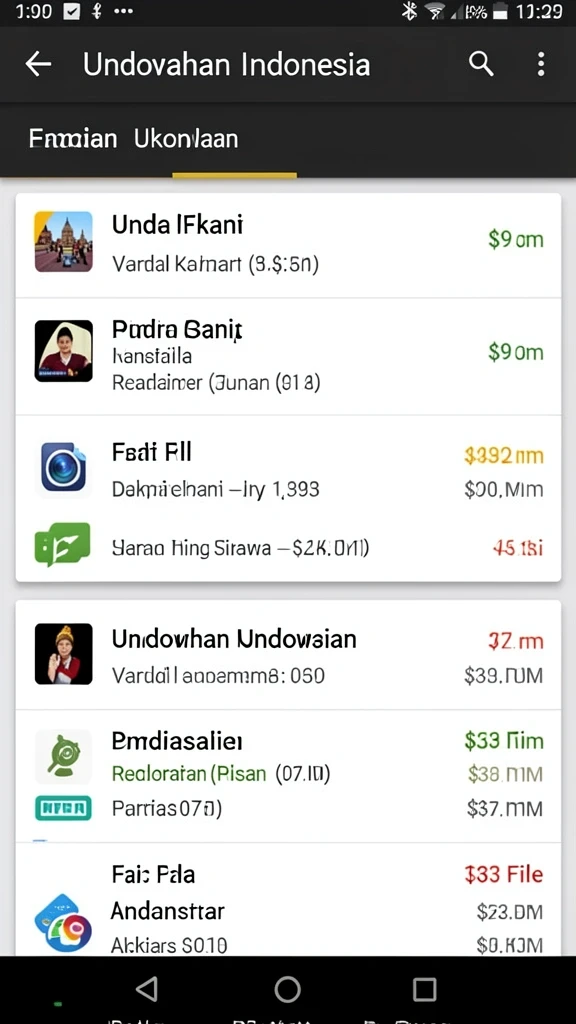 Tampilan antarmuka yang ramah pengguna dan intuitif.