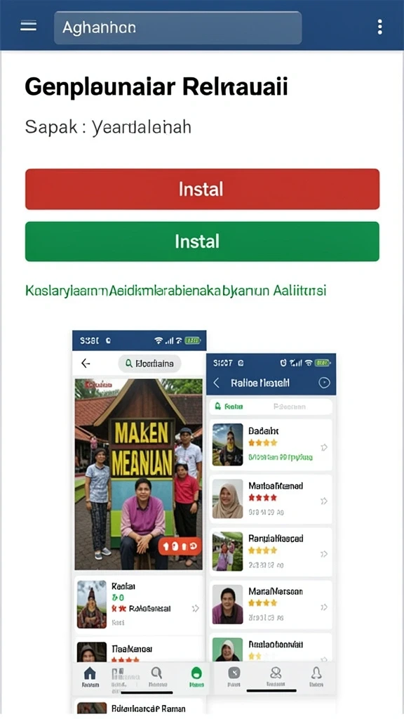 Tampilan antarmuka yang ramah pengguna.
