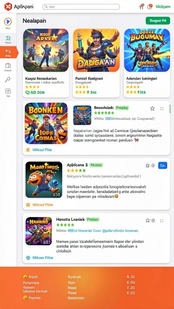 Beragam permainan taruhan yang seru.