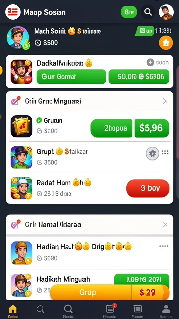 Tangkapan layar menampilkan level yang penuh aksi.