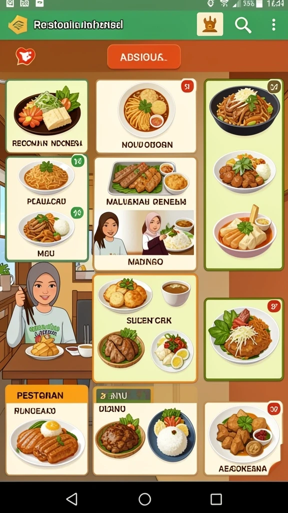 Screenshot menunjukkan antarmuka permainan yang menarik.
