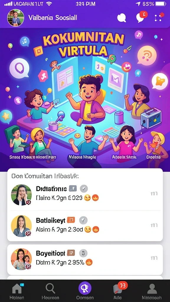 Menampilkan berbagai karakter yang dapat dimainkan.