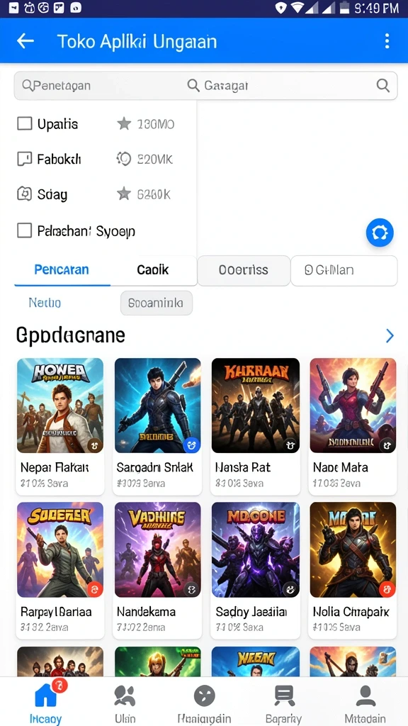 Karakter yang beragam dengan kemampuan unik.