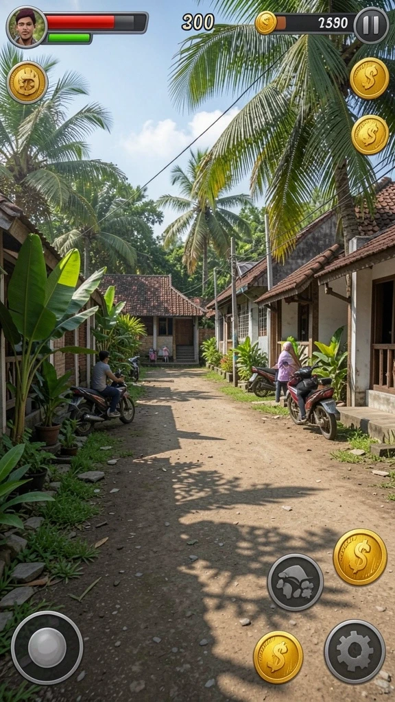 Tampilan antarmuka yang sederhana dan menarik.