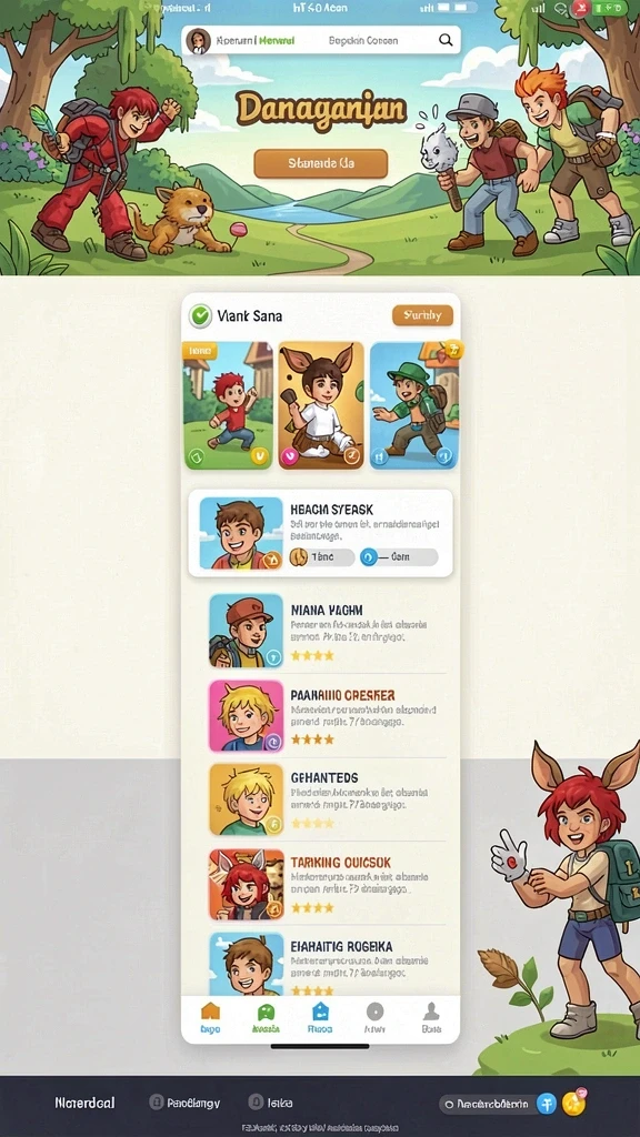 Gameplay yang seru dan penuh tantangan.