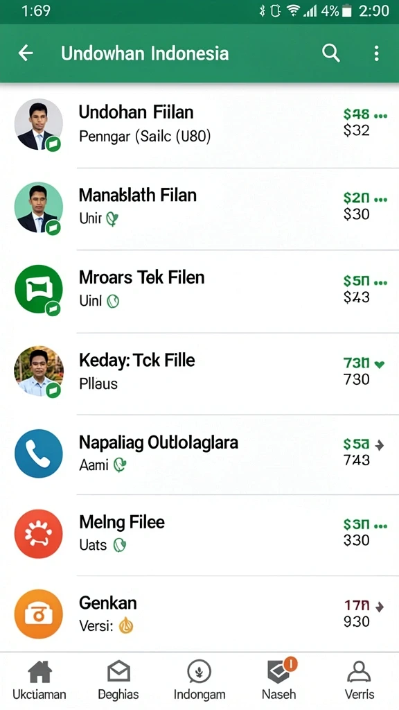 Tampilan antarmuka yang menarik dan user-friendly.