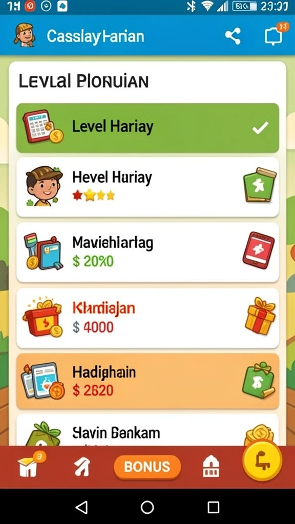 Berbagai tema slot yang menarik.
