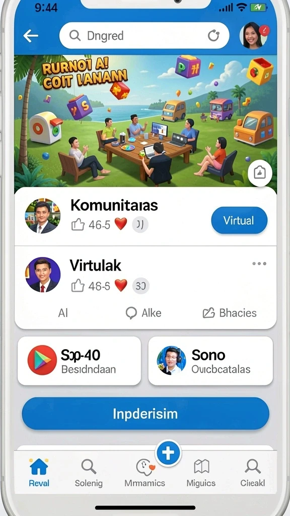 Tampilan antarmuka yang user-friendly dan modern.