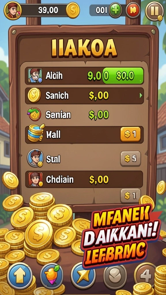 Screenshot dari fitur permainan terbaru yang memukau.