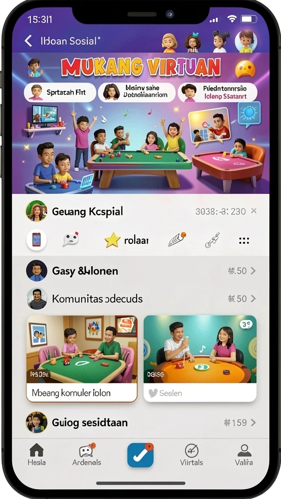 Sistem reward yang memberikan insentif untuk progres pemain.