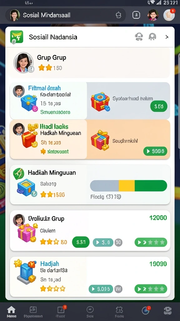 Screenshot fitur bonus yang menarik dalam permainan.