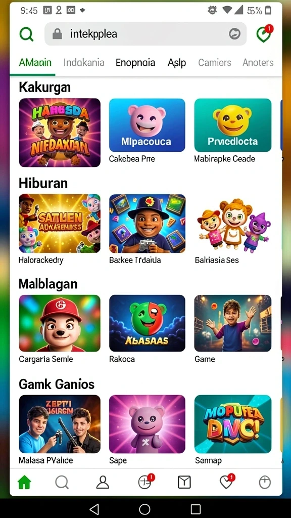 Beragam pilihan permainan yang seru untuk dinikmati.