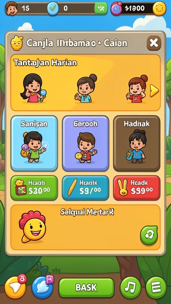 Mode permainan yang beragam dan menantang.