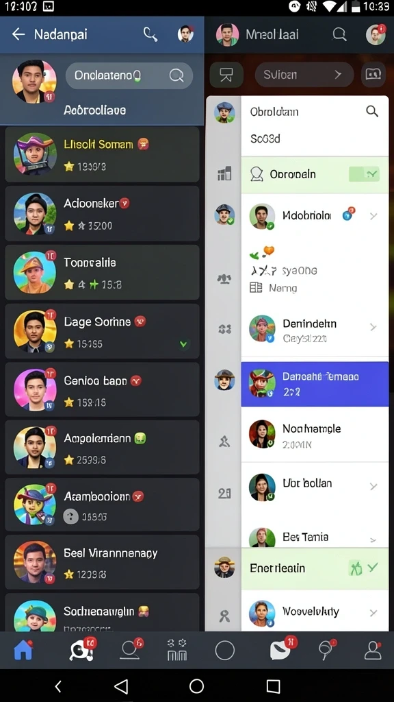 Memperlihatkan mode multiplayer yang penuh kompetisi.
