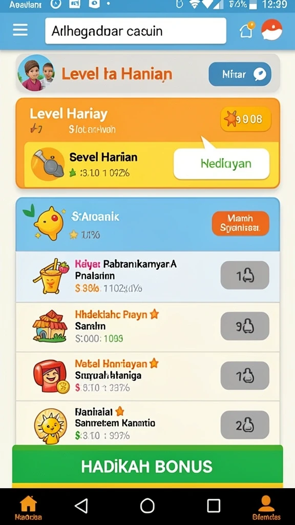 Fitur bonus yang memberikan kesempatan menang besar.