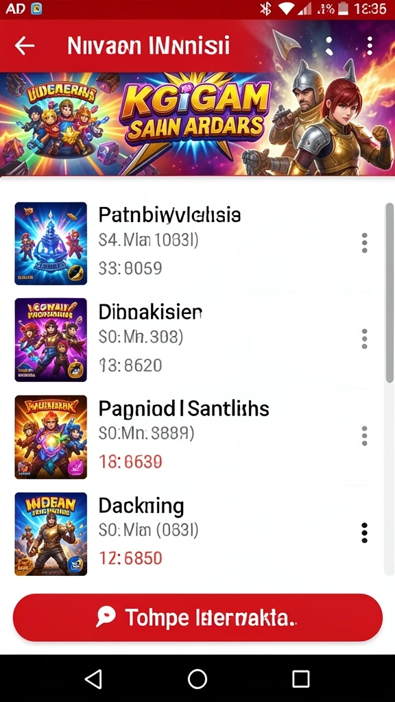 Tampilan antarmuka yang user-friendly dan modern.
