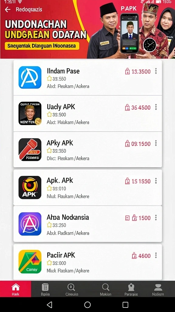 Tampilan antarmuka aplikasinya yang menarik.