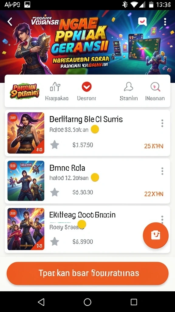 Tampilan karakter utama dengan raut wajah berani.
