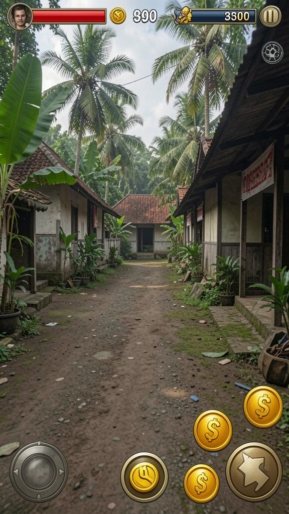 Latar belakang hutan magis yang menakjubkan.