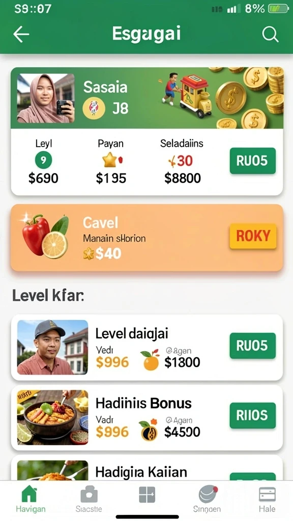 Fitur live draw yang menarik dan interaktif.