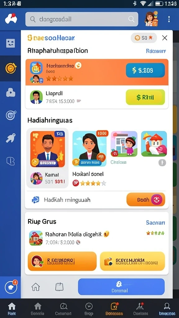 Tampilan antarmuka yang menarik dan mudah digunakan.