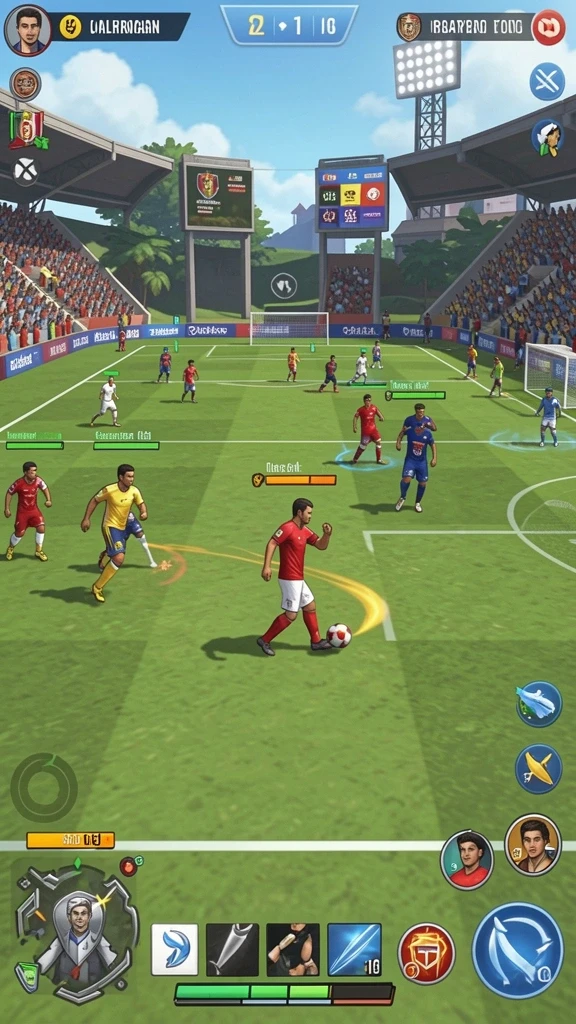 Kompetisi menarik dalam mode multiplayer.