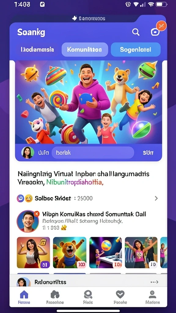 Tampilan antarmuka yang modern dan intuitif.